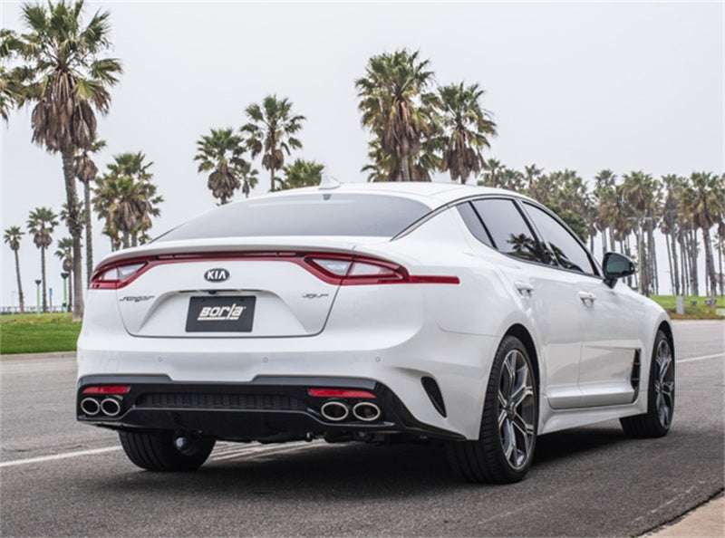 Borla 2018 Kia Stinger 3.3L V6 Turbo 2.25in Pipe Dia Dual Split Rear Exit S-Type Cat-Back Exhaust 140736 140736 Photo - Close Up
