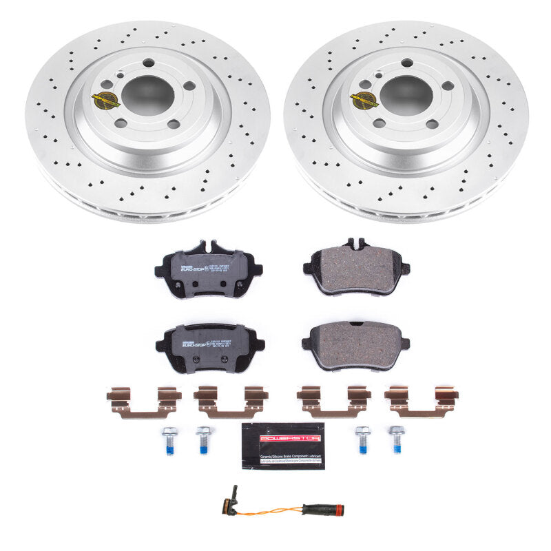 PowerStop Power Stop 15-16 Mercedes-Benz SL400 Rear Euro-Stop Brake Kit ESK7859 ESK7859 Photo - Primary