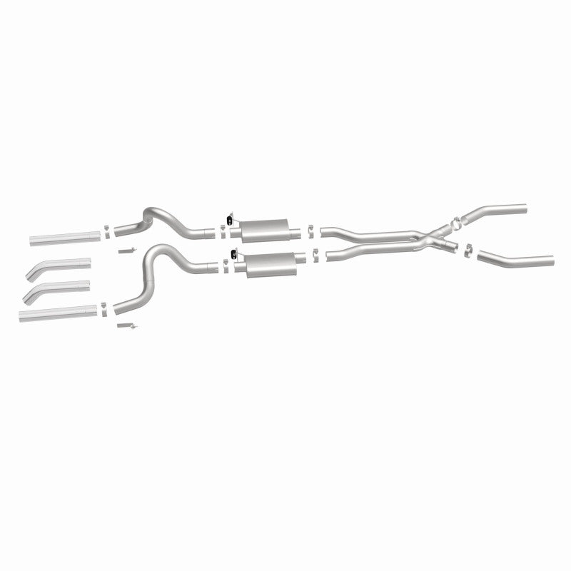 MagnaFlow Ford Mustang Street Series Crossmember-Back Performance Exhaust System 15819 360 Degree Image Set