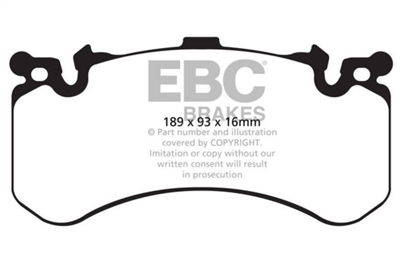 EBC Disc Brake Pad Set DP42158R Photo - Primary