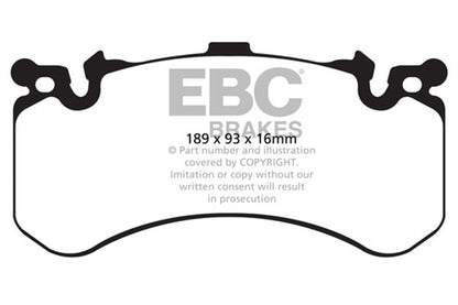 EBC Disc Brake Pad Set DP42158R Photo - Primary