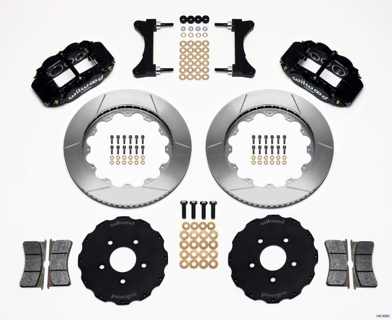 Wilwood Narrow Superlite 6R Front Hat Kit 14.00in Mitsubishi EVO VIII 140-9285 140-9285 Photo - Primary