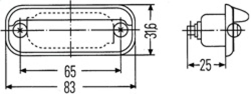 Hella Lamp K Silver Mg12 2Ka 001378127 001378127 Technical Drawing