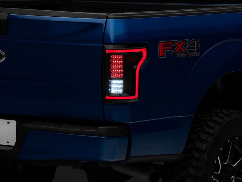 Raxiom 15-17 Ford F-150 LED Tail Lights- Blk Housing (Smoked Lens) T542881 T542881 Photo - Close Up