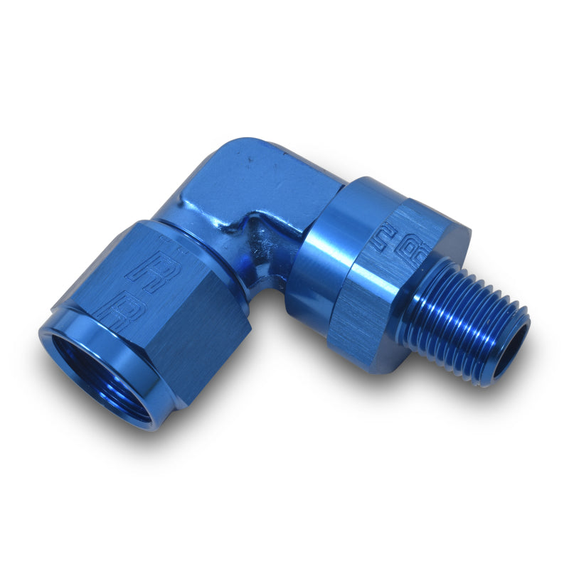 Russell Performance -6 AN 90 Degree Female to Male 1/8in Swivel NPT Fitting 614016 614016 Photo - out of package