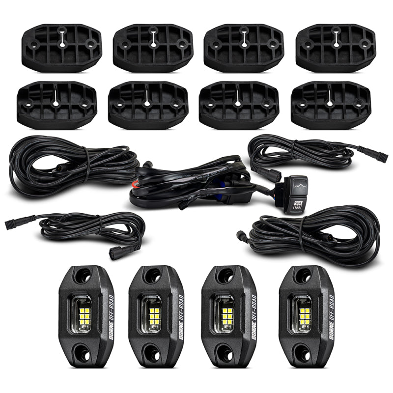 Borne Off-Road Rock Light (Kit of 4) Long Harness BNLT-RL-4T BNLT-RL-4T Photo - Primary
