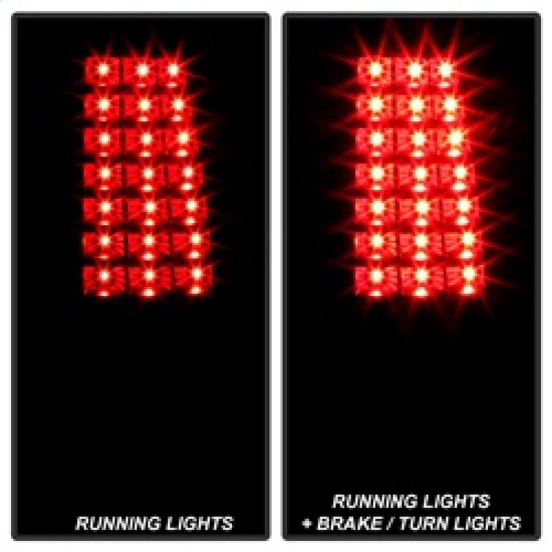 SPYDER xTune 03-06 Chevrolet Silverado 1500 LED Tail Lights - Black Smoke (ALT-JH-CSIL03-LED-BSM) 9037641 9037641 Photo - Unmounted