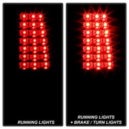 SPYDER xTune 03-06 Chevrolet Silverado 1500 LED Tail Lights - Black Smoke (ALT-JH-CSIL03-LED-BSM) 9037641 9037641 Photo - Unmounted