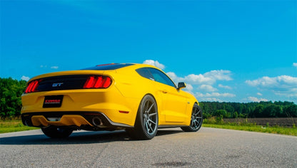 Corsa Performance 2015 Ford Mustang GT 5.0 3in Axle Back Exhaust Polish Dual Tips (Touri 14329 Photo - Mounted