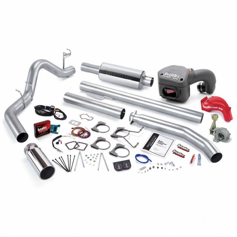 Banks Power 02 Dodge 5.9L 245Hp Std Cab PowerPack System - SS Single Exhaust w/ Chrome Tip 49398 49398 Photo - Primary