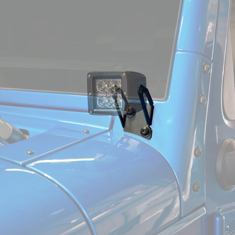 ORACLE Lighting Oracle Jeep JK Single Mounting Pillar Brackets (Pair) 2050-504 2050-504 Photo - lifestyle view