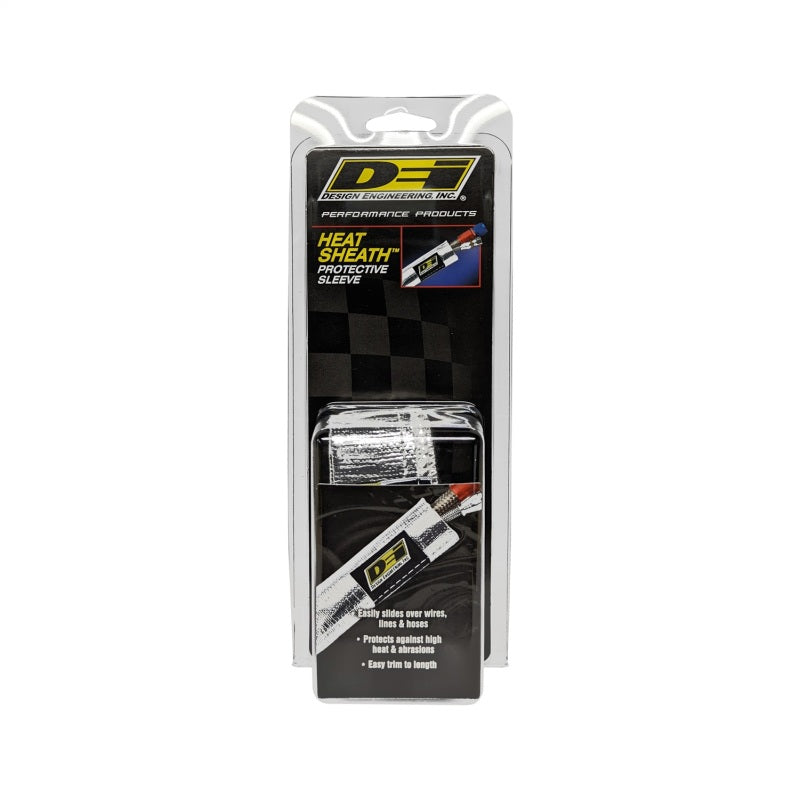 DEI Heat Sheath 1/2in I.D. x 3ft - Aluminized Sleeving- Sewn Edge 10418 10418 Photo - Unmounted
