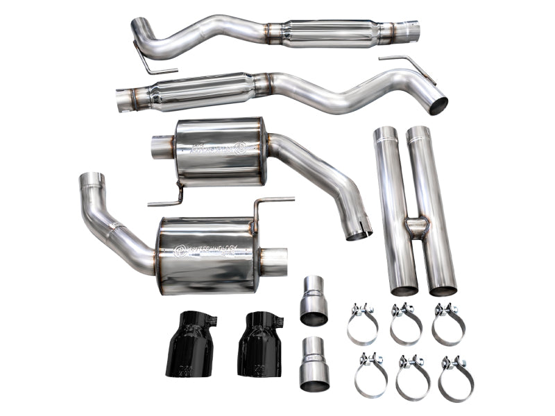 AWE Tuning AWE 2024 Ford Mustang GT Fastback S650 RWD Touring Catback Exhaust w/ Dual Diamond Black Tips 3015-33650 3015-33650 Photo - out of package