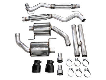 AWE Tuning AWE 2024 Ford Mustang GT Fastback S650 RWD Touring Catback Exhaust w/ Dual Diamond Black Tips 3015-33650 3015-33650 Photo - out of package
