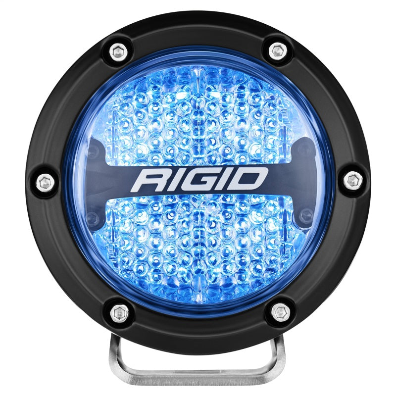 Rigid Industries 360-Series 4in LED Off-Road Diffused Beam - RGBW Backlight (Pair) 36400 36400 Photo - Unmounted