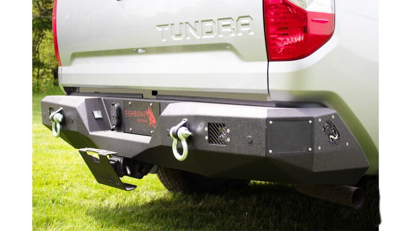 Fishbone Offroad 14-21 Toyota Tundra Rear Bumper - Black Texture FB22391 FB22391 Photo - lifestyle view