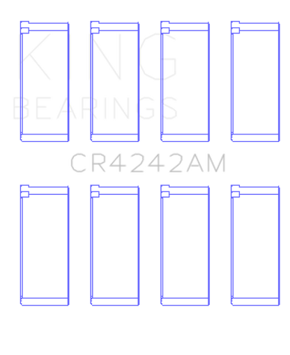King Engine Bearings King Honda 97ci 1.6L L4 B16A2/B16A3 (Size STD) Rod Bearing Set CR4242AM CR4242AM Photo - Primary