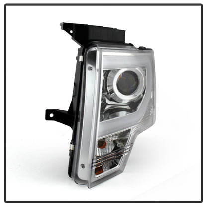 Spyder Ford F150 09-14 Projector Headlights Halogen Model- Light Bar DRL Chrm PRO-YD-FF15009-LBDRL-C 5077585 5077585 User 1