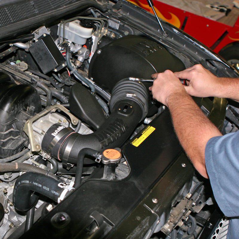 Banks Power 04-14 Nissan 5.6L Titan Ram-Air Intake System - Dry Filter 41820-D 41820-D Photo - Mounted