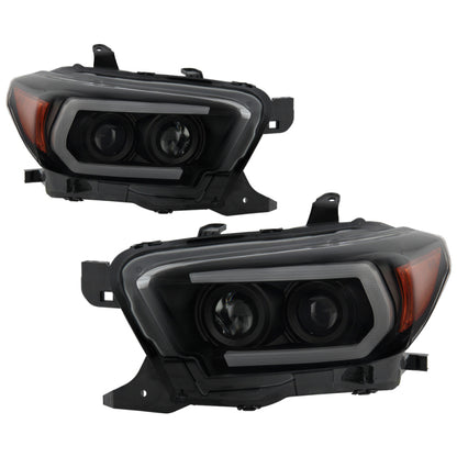 Spyder Toyota Tacoma 16-18 (SR5 Model Only) Projector Headlights Black Smoke PRO-YD-TT16-LB-BSM 5087546 5087546 Photo - Primary
