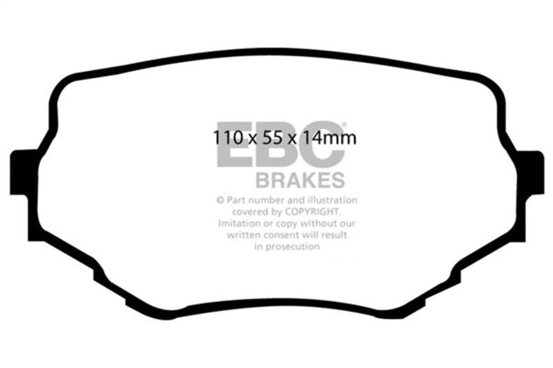 EBC Disc Brake Pad Set DP61099 Photo - Primary