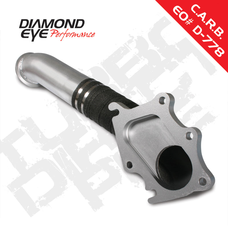 Diamond Eye Performance Diamond Eye TURBO-DIRECT 3in AL CHEVY LB7 DURAMAX 01-04 5 BTWN TURBO & F PIPE TRANS DIPSTICK MOD REQ 321055 321055 Photo - Primary