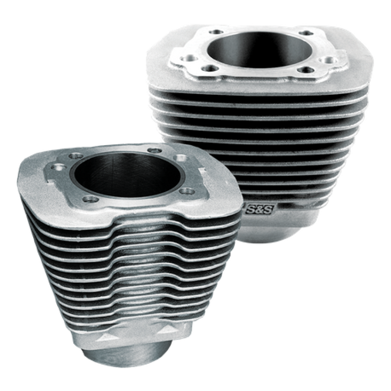 S&S Cycle 84-99 BT 3-1/2in Bore Cylinders - Natural 91-7210