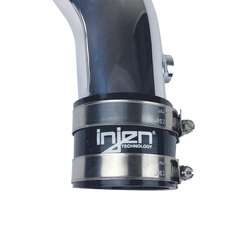 Injen 15-16 BMW M3 (F80) L6 Twin Turbo Polished Intercooler Charge Pipe w/ 1/8in Female NPT Bungs SES1116ICP SES1116ICP Photo - out of package