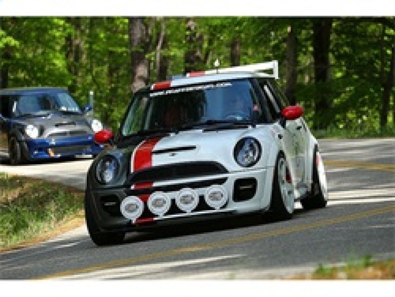 Spyder Mini Cooper 02-06 Projector Headlights DRL Black High H1 Low H1 PRO-YD-MC02-DRL-BK 5011336 5011336 Photo - Mounted