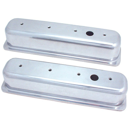 Spectre SB Chevy Center Bolt Tall Valve Cover Set - Polished Aluminum 5017 5017 Photo - Primary