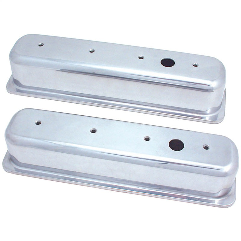 Spectre SB Chevy Center Bolt Tall Valve Cover Set - Polished Aluminum 5017 5017 Photo - Primary