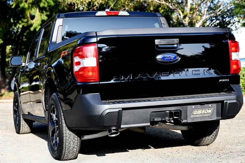 Gibson 22-24 Ford Maverick 2.0L Cat-back Single Exhaust - Stainless 619719 619719 Photo - Mounted