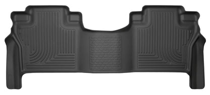 Husky Liners 2016 Nissan Titan XD Crew Cab WeatherBeater 2nd Row Black Floor Liners 14601 Photo - Primary