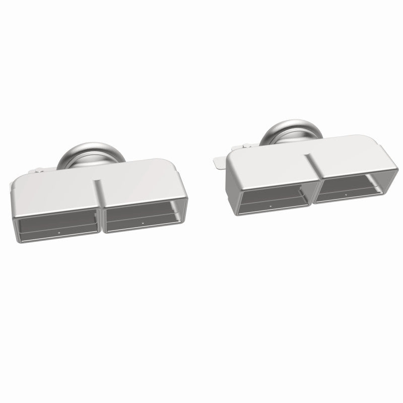 Magnaflow Tip 1-Set Quad Square 35221 35221 360 Degree Image Set