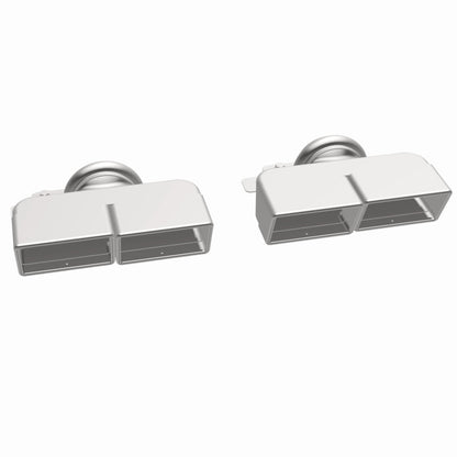 Magnaflow Tip 1-Set Quad Square 35221 35221 360 Degree Image Set