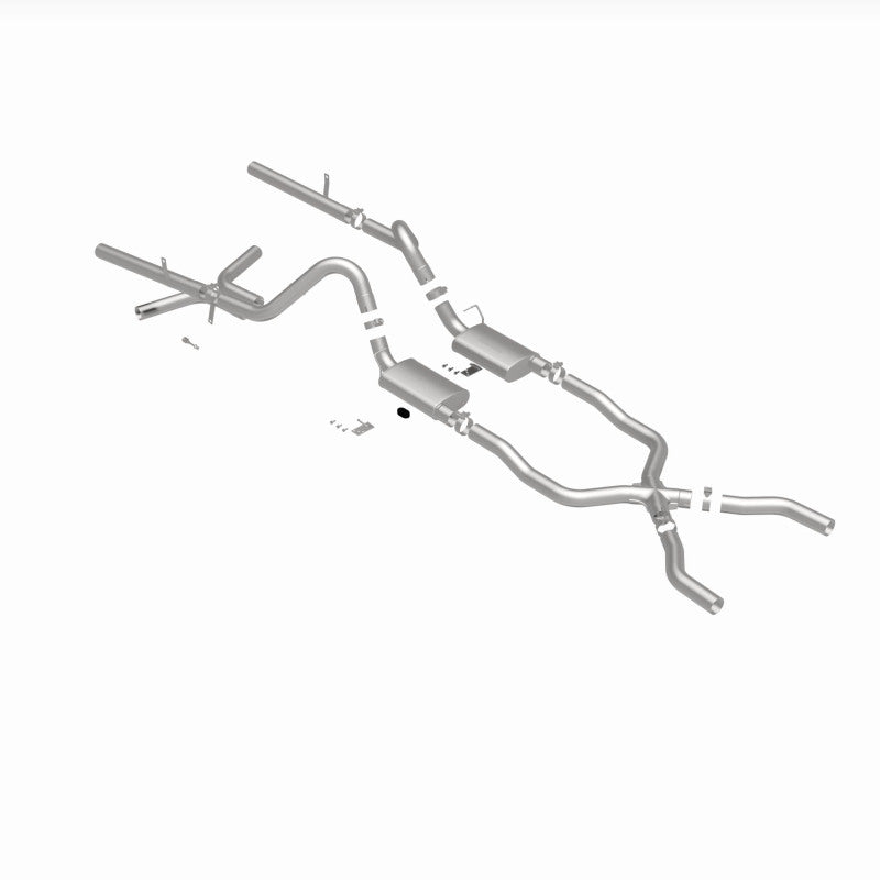 MagnaFlow Chevrolet Bel Air Street Series Crossmember-Back Performance Exhaust System 16596 360 Degree Image Set