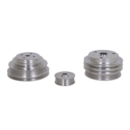 BBK Performance 85-87 GM 5.0/5.7 F-Body/GM Truck 3 PC Underdrive Pulley Kit 1598 Photo - Unmounted