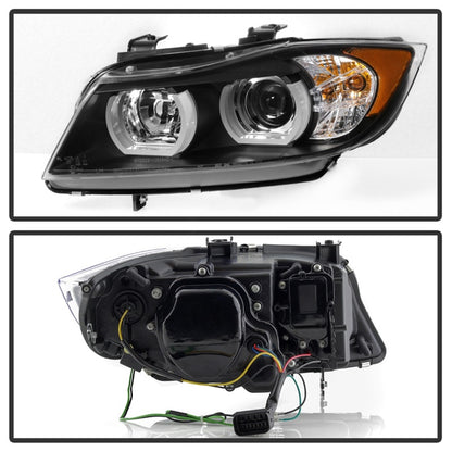 Spyder BMW E90 3-Series 06-08 4DR Headlights - Halogen Model Only - Black PRO-YD-BMWE9005V2-AM-BK 5083432 5083432 Photo - Unmounted
