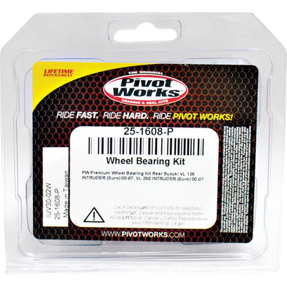 Pivot Works Suzuki Wheel Bearing Kit Premium Bearings 25-1608-P 25-1608-P Photo - Primary