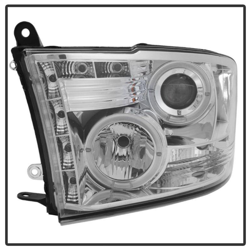 Spyder Dodge Ram 1500 09-14 10-14 Projector Headlights Halogen- LED Halo LED - Chrm PRO-YD-DR09-HL-C 5010049 5010049 Photo - Unmounted