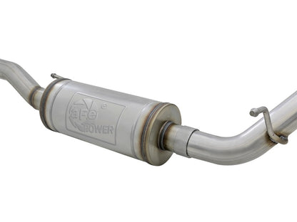 aFe Rebel Series 2.5in 409 Stainless Steel Cat-Back Exhaust System w/ Poli 49-48062-P Photo - Unmounted