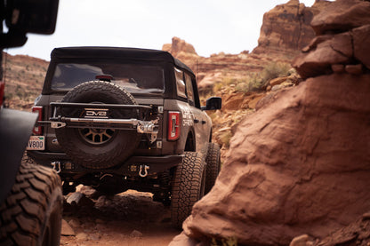 DV8 Offroad 21-22 Ford Bronco FS-15 Series Rear Bumper RBBR-02 RBBR-02 Photo - Mounted