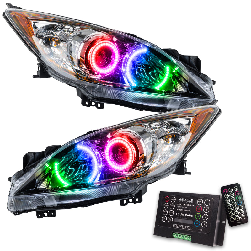 ORACLE Lighting Oracle 10-13 Mazda 3 SMD HL - Halogen - ColorSHIFT w/ 2.0 Controller 7100-333 7100-333 Photo - Primary