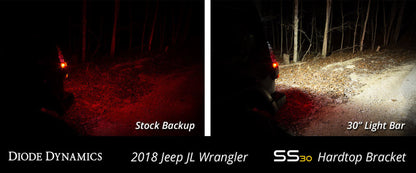 Diode Dynamics 18-21 Jeep JL Wrangler SS30 Rear Hardtop Bracket Kit - White Flood DD6110 DD6110 User 9