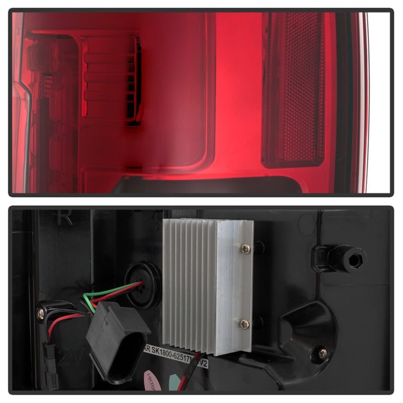 Spyder 17-18 Ford F-250 Super Duty (Excl LED Models) LED Tail Lights -Red Clr (ALT-YD-FS17-LED-RC) 5085603 5085603 Photo - Unmounted