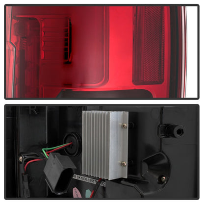 Spyder 17-18 Ford F-250 Super Duty (Excl LED Models) LED Tail Lights -Red Clr (ALT-YD-FS17-LED-RC) 5085603 5085603 Photo - Unmounted