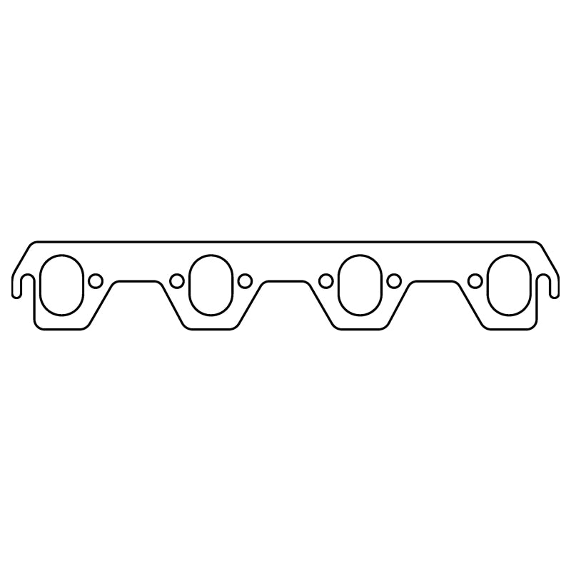 Cometic Gasket Cometic Ford 302/351 Small Block V8 .094in HTG Exhaust Manifold Gskt Set-1.750in x 1.250in Oval Port C15306HTG C15306HTG Photo - Primary