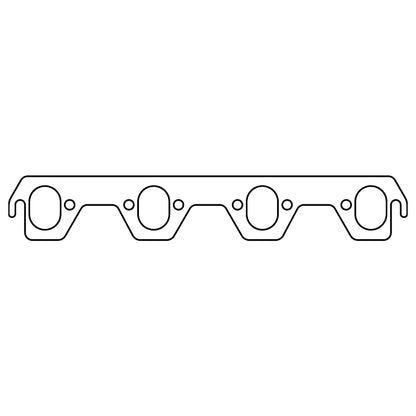 Cometic Gasket Cometic Ford 302/351 Small Block V8 .094in HTG Exhaust Manifold Gskt Set-1.750in x 1.250in Oval Port C15306HTG C15306HTG Photo - Primary