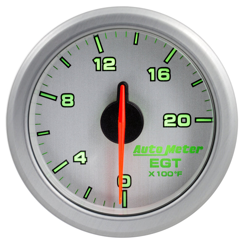 Autometer 2-1/16" E.G.T, 0-2000`F, Airdrive, Silver 9145-UL User 4