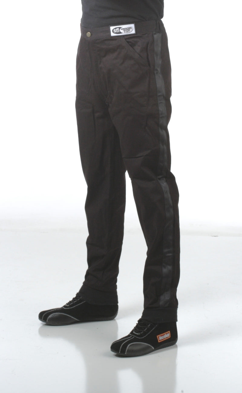 Racequip 110 Series Racing Suit; Pants ONLY; SFI-1 Certified; Black / Large 112005 Photo - Primary